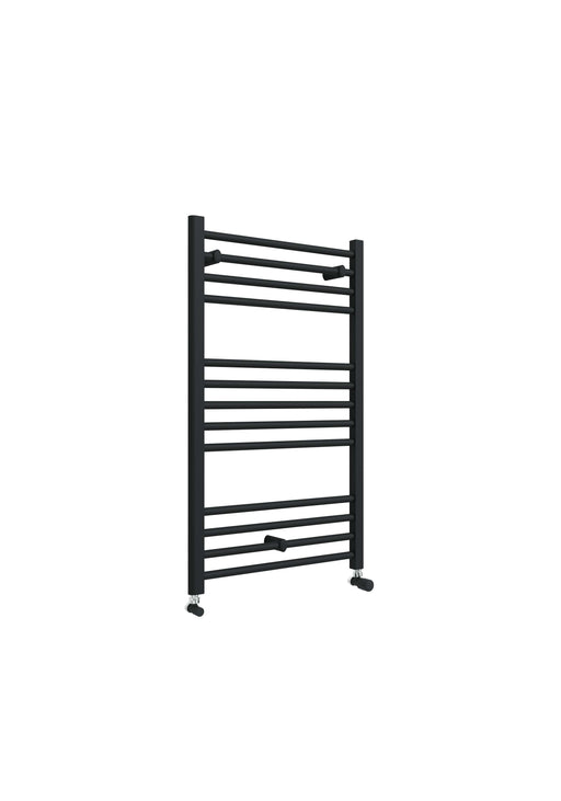 Lagoon Straight 1000 x 600mm Towel Warmer - Matt Black