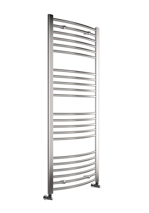 Lagoon Curved 1600 x 600mm Towel Warmer - Chrome