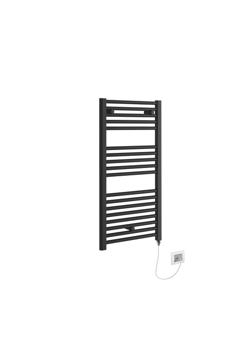Lagoon Electric 920 x 480mm Towel Warmer - Matt Black