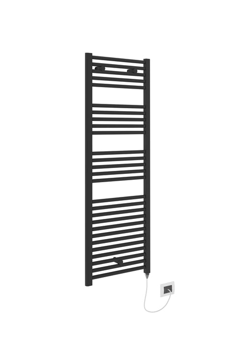 Lagoon Electric 1375 x 480mm Towel Warmer - Matt Black