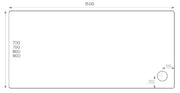ALPHA 1500MM X 800MM SHOWER TRAY