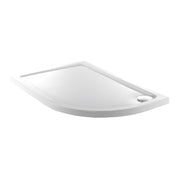 ALPHA RH 1200MM X 800MM QUADRANT ANTI-SLIP SHOWER TRAY TRAY 550MM RADIUS