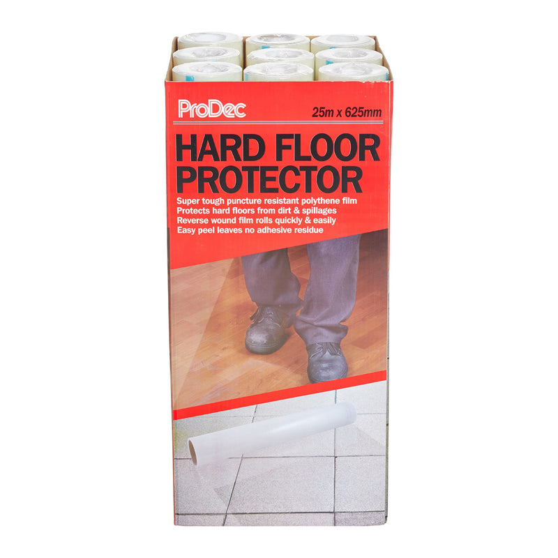 ProDec 25m x 625mm Hard Floor Protector Self-Adhesive Film