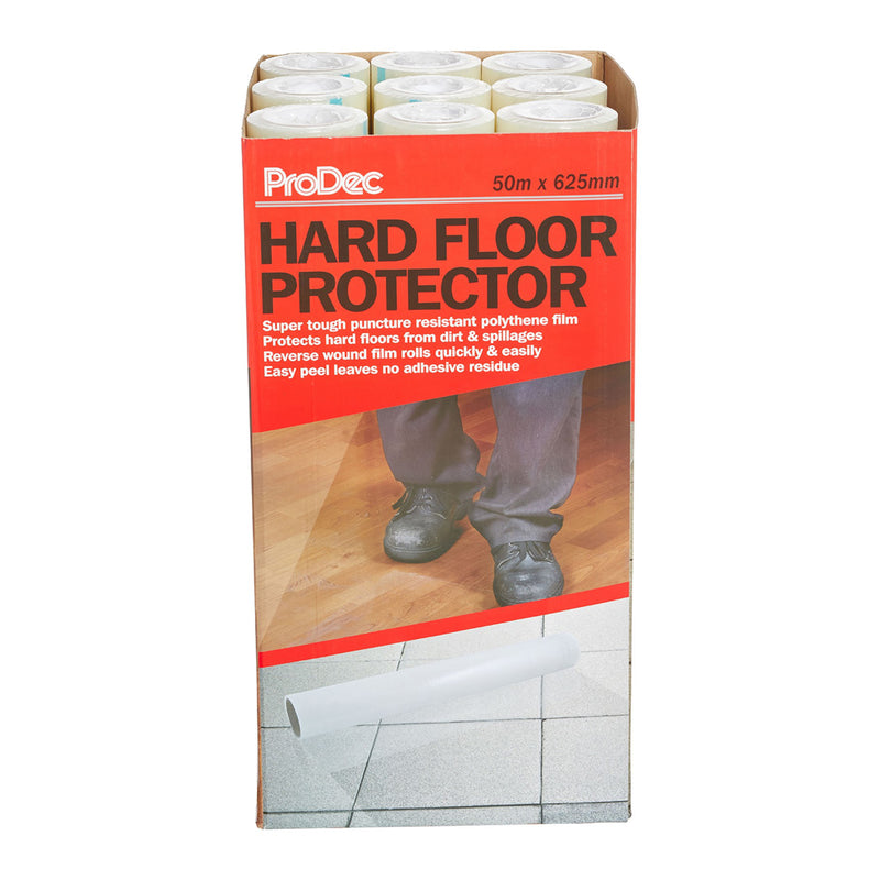 ProDec 50m x 625mm Hard Floor Protector Self-Adhesive Film