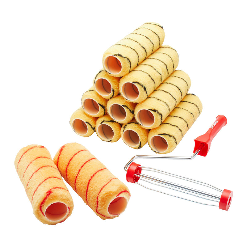 ProDec 9" x 1.75" 13pc Medium Pile Tiger Roller & Frame Set