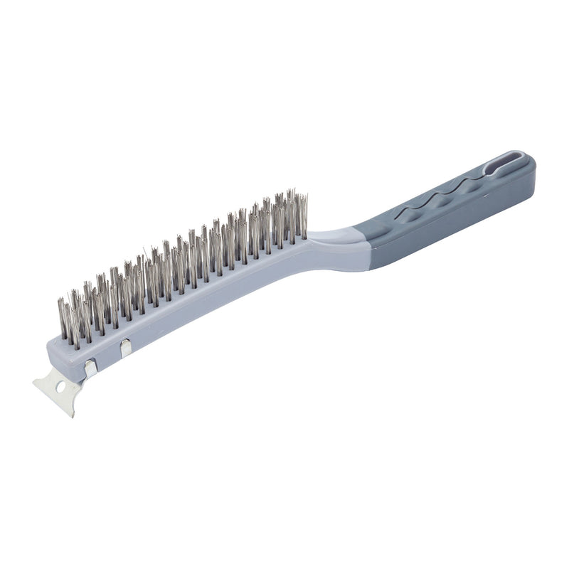 ProDec 14" Soft Grip Wire Brush with Scraper