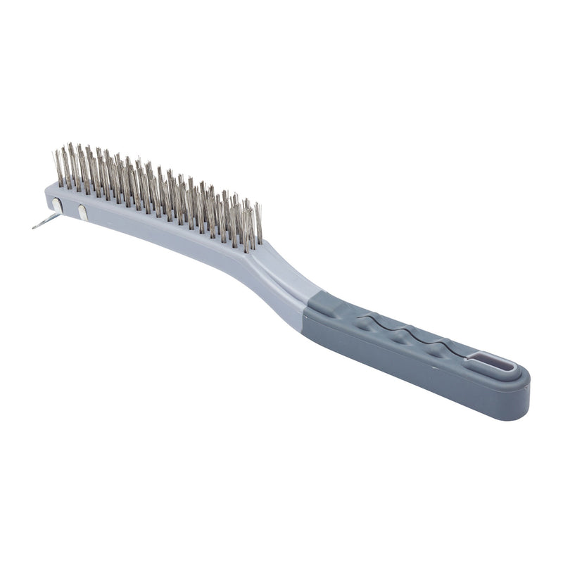 ProDec 14" Soft Grip Wire Brush with Scraper
