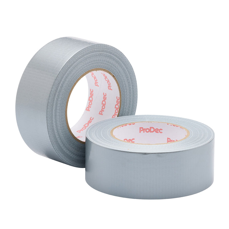 ProDec 2" x 50m Silver Duct Tape Twin Pack