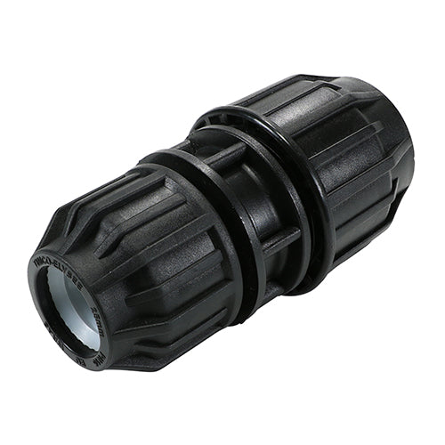 TIMCO MDPE Pipe Fittings Imp/Metric Coupler - 1/2" x 20mm