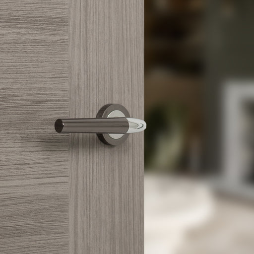 Atlantic Tennessee Door Pack Bundle (3" Latch, 3"x2" Hingesx3) - Black Nickel/Polished Chrome