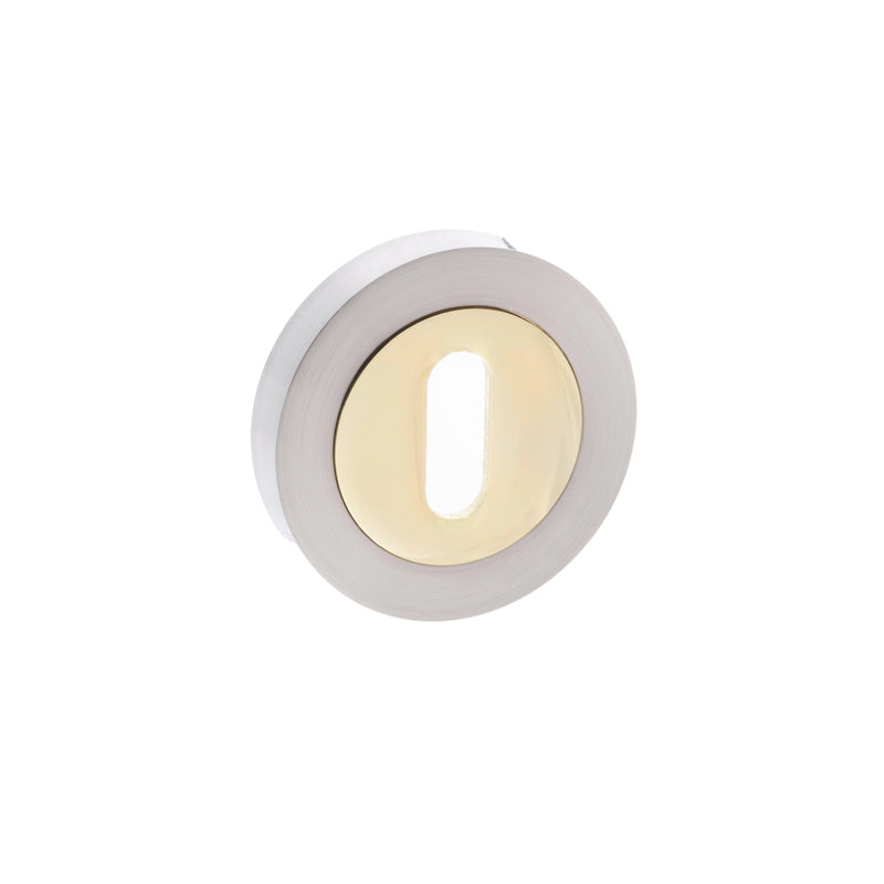 Satin Nickel/Polished Brass