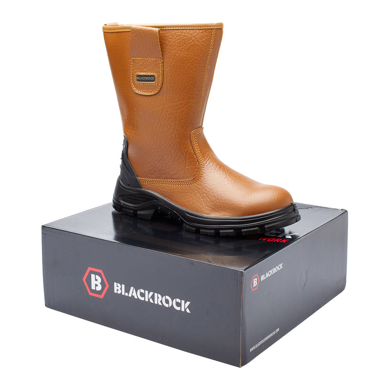 Blackrock Rigger Safety Boots - Tan size 5