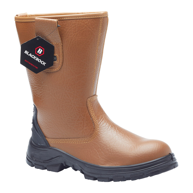 Blackrock Rigger Safety Boots - Tan size 7