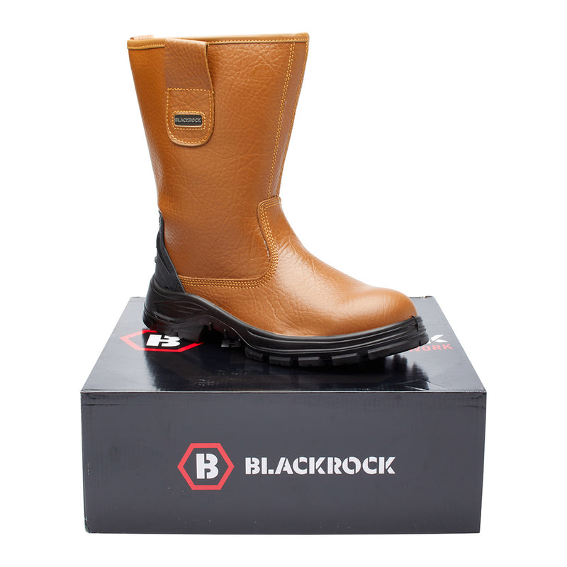 Blackrock Rigger Safety Boots - Tan size 11