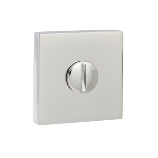 Senza Pari WC Turn and Release on Flush Square Rose (bolt through fixing only) (bolt through fixing only) - Polished Chrome