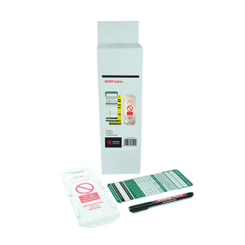 'MEWP (Mobile Elevating Work Platforms)' Tag Insert Box