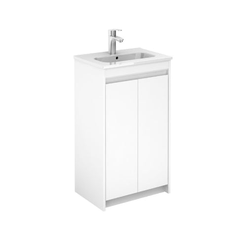(B100) Roca Thai F/S 2 Door Basin Unit 500x350 White