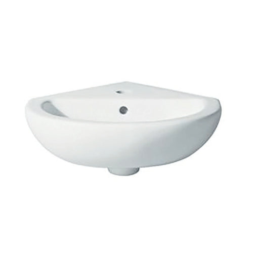 (B100) Roca Havana Corner Cloakroom Basin White