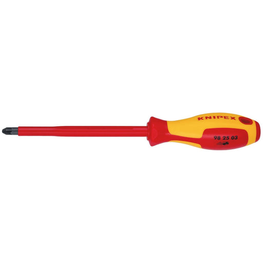 Draper 69668 KNIPEX 98 25 03 VDE Insulated Pozidriv® Screwdriver, PZ3 x 150 mm