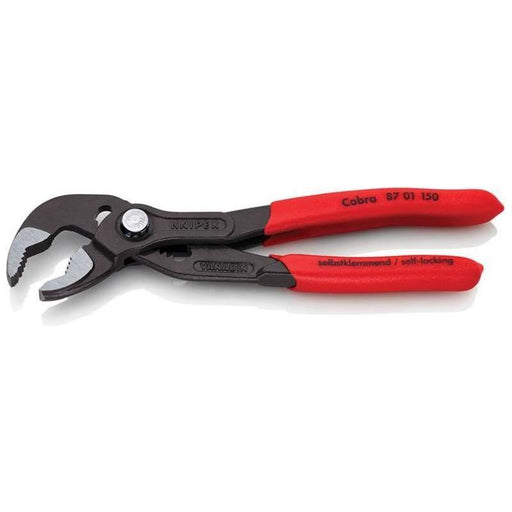 Knipex Cobra® Water Pump Pliers PVC Grip 150mm Knipex - RockBottom Northampton