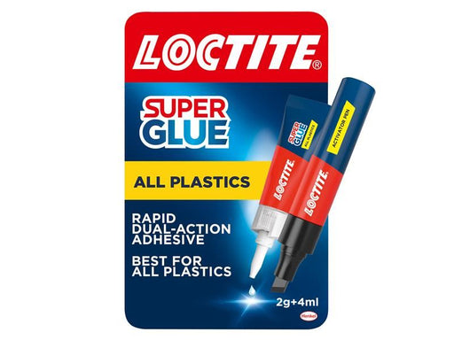 Loctite Super Glue All Plastics Pen 2g + 4ml Tube Loctite - RockBottom Northampton