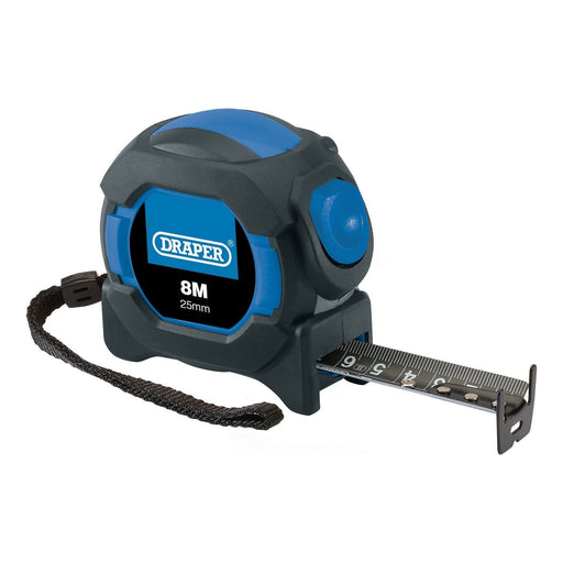 Draper 04771 Auto Lock Measuring Tape, 8m/26ft x 25mm
