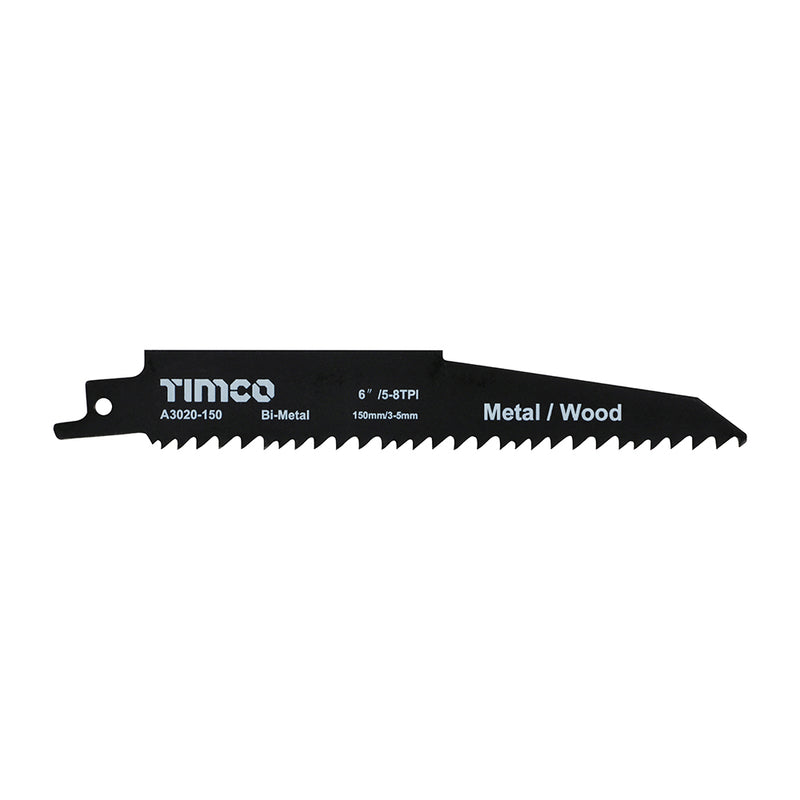 TIMCO Reciprocating Saw Blades Wood with Nails Cutting Bi-Metal - S1110VF