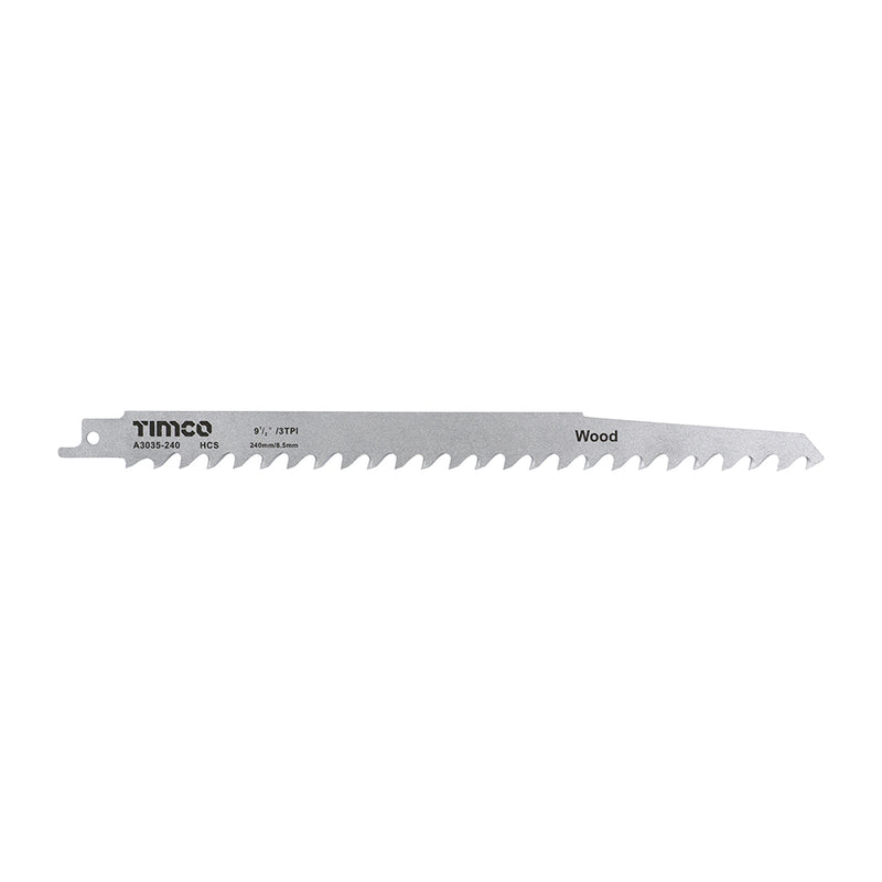 TIMCO Reciprocating Saw Blades Wood Cutting High Carbon Steel - S1531L