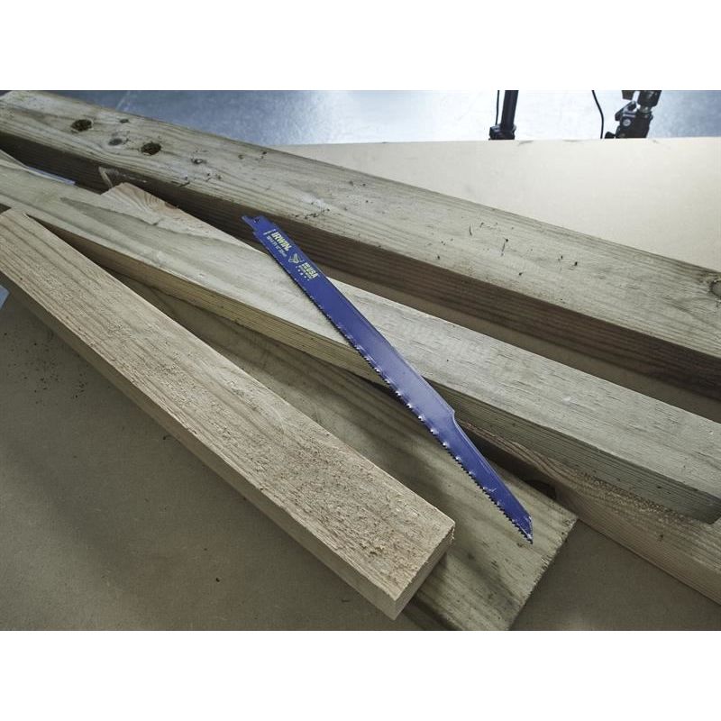 Irwin® 110R Sabre Saw Blade Metal & Wood Cutting 300mm Pack of 5 IRWIN® - RockBottom Northampton