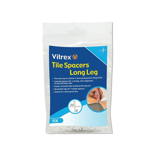 Vitrex Long Leg Spacer 2mm (Pack 1500) Vitrex - RockBottom Northampton