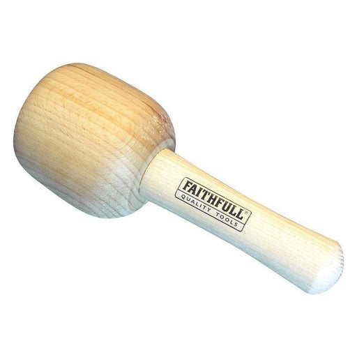 Faithfull Heavy-Duty Carver's Mallet Beech 90mm Faithfull - RockBottom Northampton