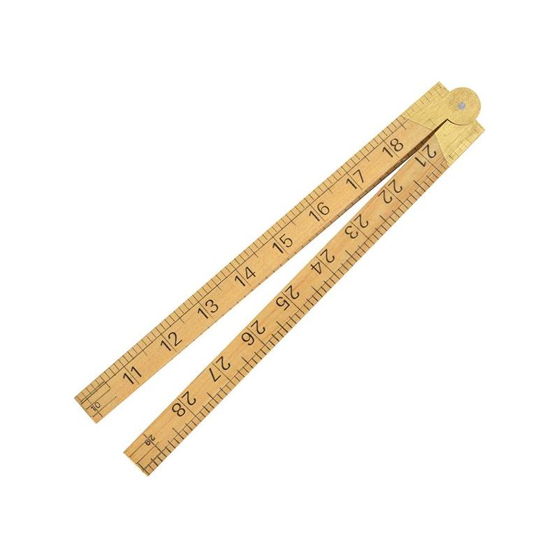 R.S.T. Wooden 4 Fold Rule 1m / 39in (Blister packed) R.S.T. - RockBottom Nothampton