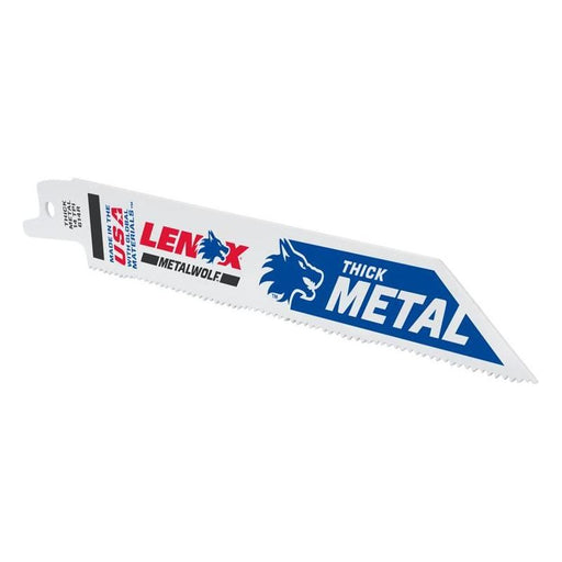 Lenox MetalWolf Wave Edge Reciprocating Saw Blade 152 x 19 x 0.9mm 14 TPI (Pack 5) LENOX - RockBottom Northampton