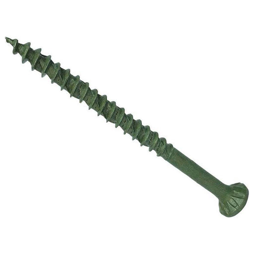 Forgefix ForgeFast TORX® Compatible Decking Screws CSK Green 5.0x100 T25 Tub 300 ForgeFix - RockBottom Northampton