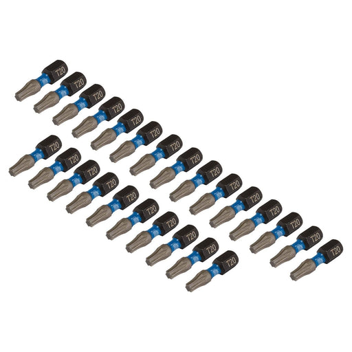 Draper 05692 Draper Expert TX-STAR® Impact Screwdriver Bits, T20 x 25mm, 1/4" Hex (Pack of 25)