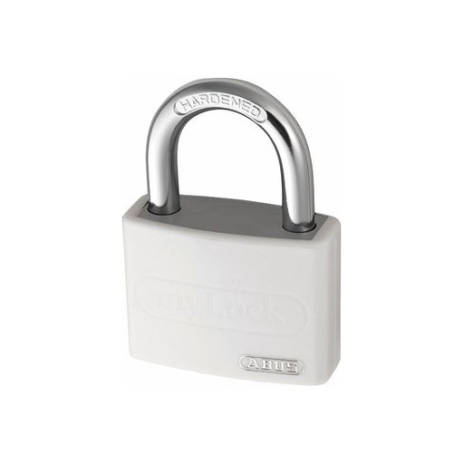 Abus Mechanical T65AL/40mm My Lock Aluminium Padlock White ABUS Mechanical - RockBottom Northampton 