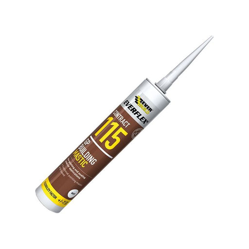 Everbuild Sika Everflex® 115 General Purpose Building Mastic White 285ml Everbuild Sika - RockBottom Northamptin