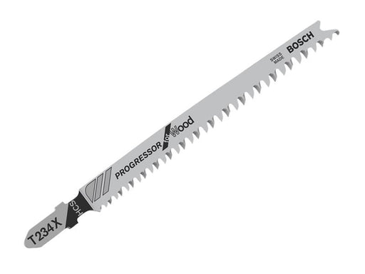 Bosch Powertool Accessories T 234 X Progressor for Wood Jigsaw Blade 117mm Pack of 5 Bosch Powertool Accessories - RockBottom Northampton