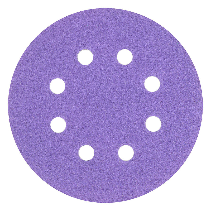AB/125/80Z - 125mm 80G Random Orbital Sanding Disc, 10 Pack