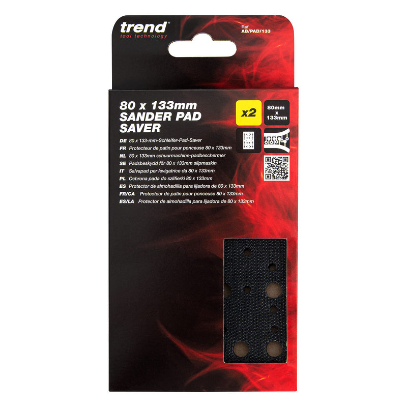 AB/PAD/133 - 80 x 133mm Sander Pad Saver, 2 Pack