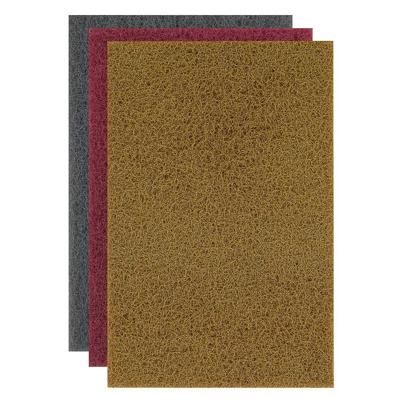 AB/PAD/M3 - 150 x 230mm Assorted Flexible Finishing Pads, 3 Pack