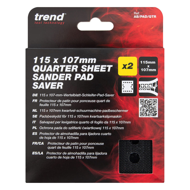 AB/PAD/QTR - Quarter Sheet Sander Pad Saver, 2 Pack