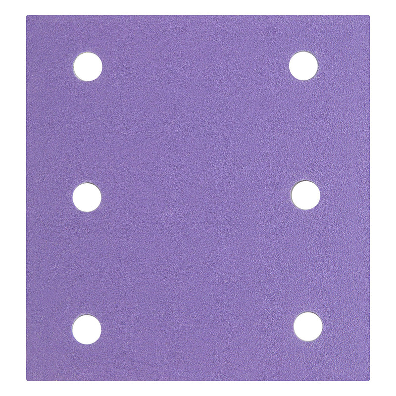 AB/QTR1/150A - 115 x 107mm 6-Hole 150G Quarter Sheet Sanding Pad, 10 Pack