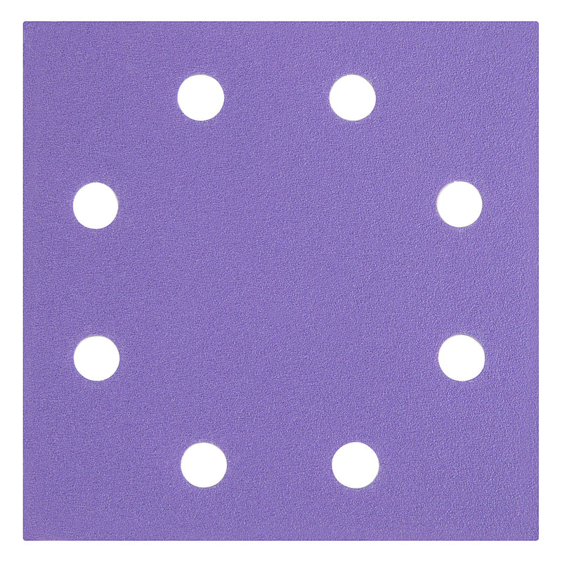 AB/QTR/40Z - 115 x 115mm 8-Hole 40G Quarter Sheet Sanding Pad, 10 Pack