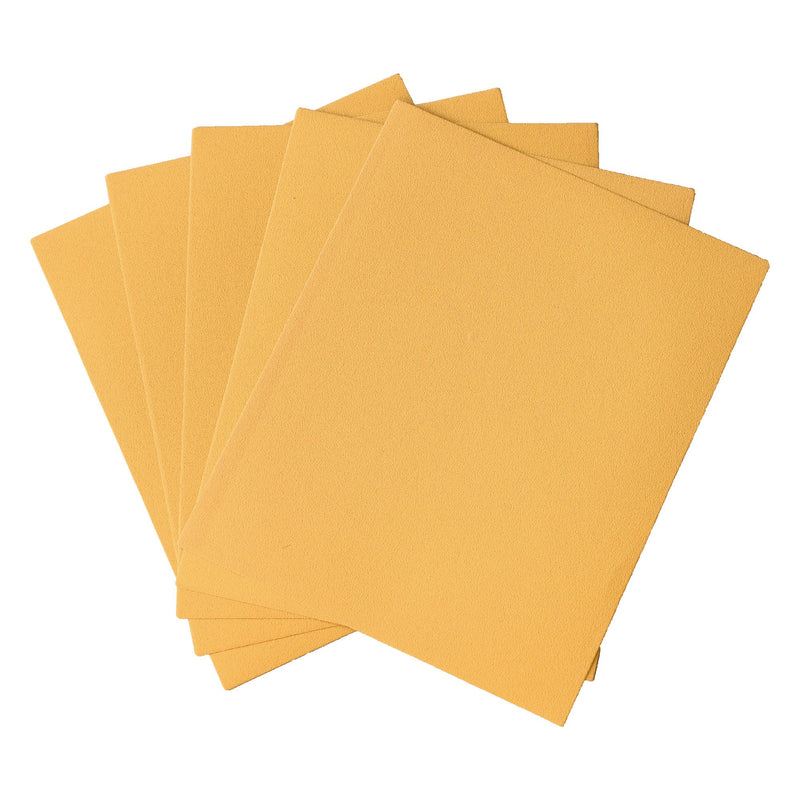 AB/S230/120A - 230 x 280mm 120 Grit Aluminium Oxide Sanding Sheets, 5 Pack