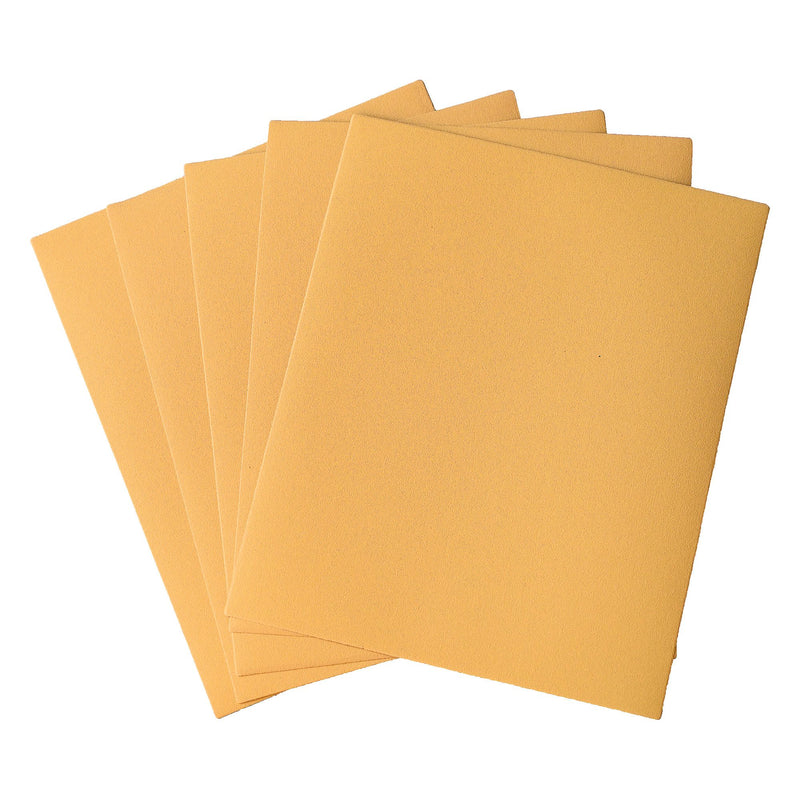 AB/S230/180A - 230 x 280mm 180 Grit Aluminium Oxide Sanding Sheets, 5 Pack