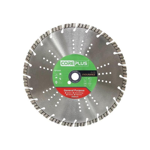 Coreplus GP350E Elite General-Purpose Diamond Blade 350mm CorePlus - RockBottom Northampton