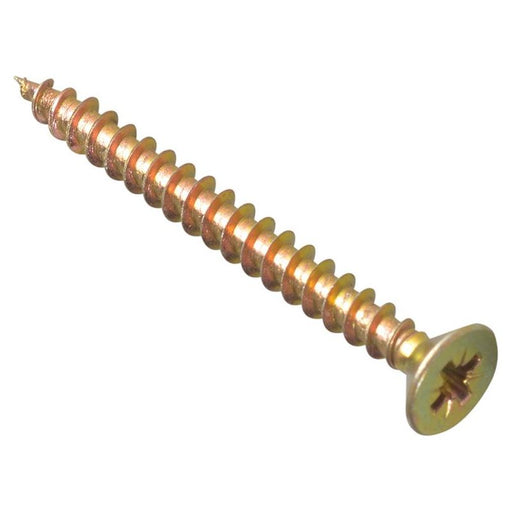 Forgefix Multi-Purpose Pozi Compatible Screw CSK ST ZYP 6.0 x 50mm Box 100 ForgeFix - RockBottom Northampton