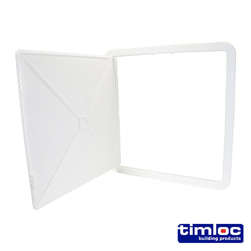 Timloc Access Panel Plastic Hinged White