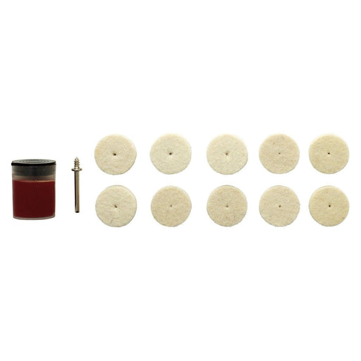 Draper 08958 Polishing Wheels Set for D20 Engraver/Grinder (12 Piece)
